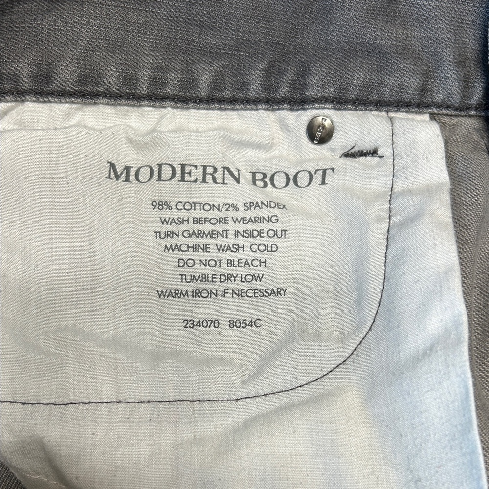Ann Taylor Charcoal Modern Boot Jeans Size 10 - Picture 3 of 9